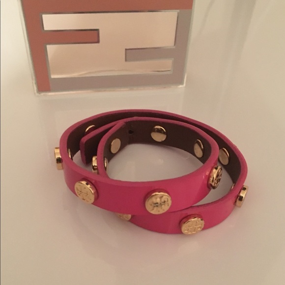 Tory Burch Double Wrap Stud Bracelet - Picture 3 of 5